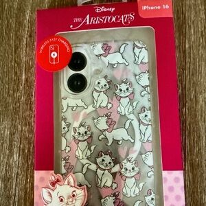 Disney Aristocats iPhone 16 Case - Pink and White